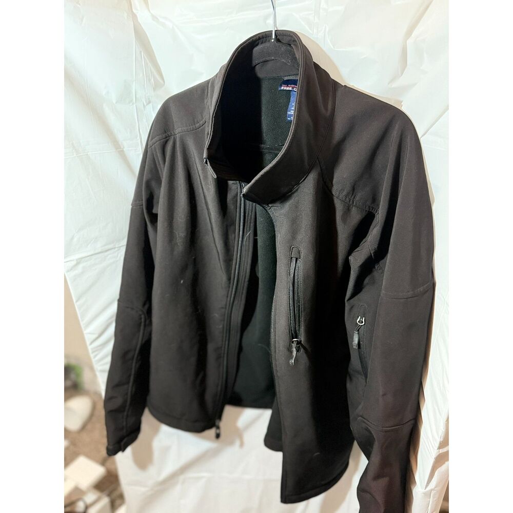 Free Country Men’s Softshell Jacket – Size Large, Black